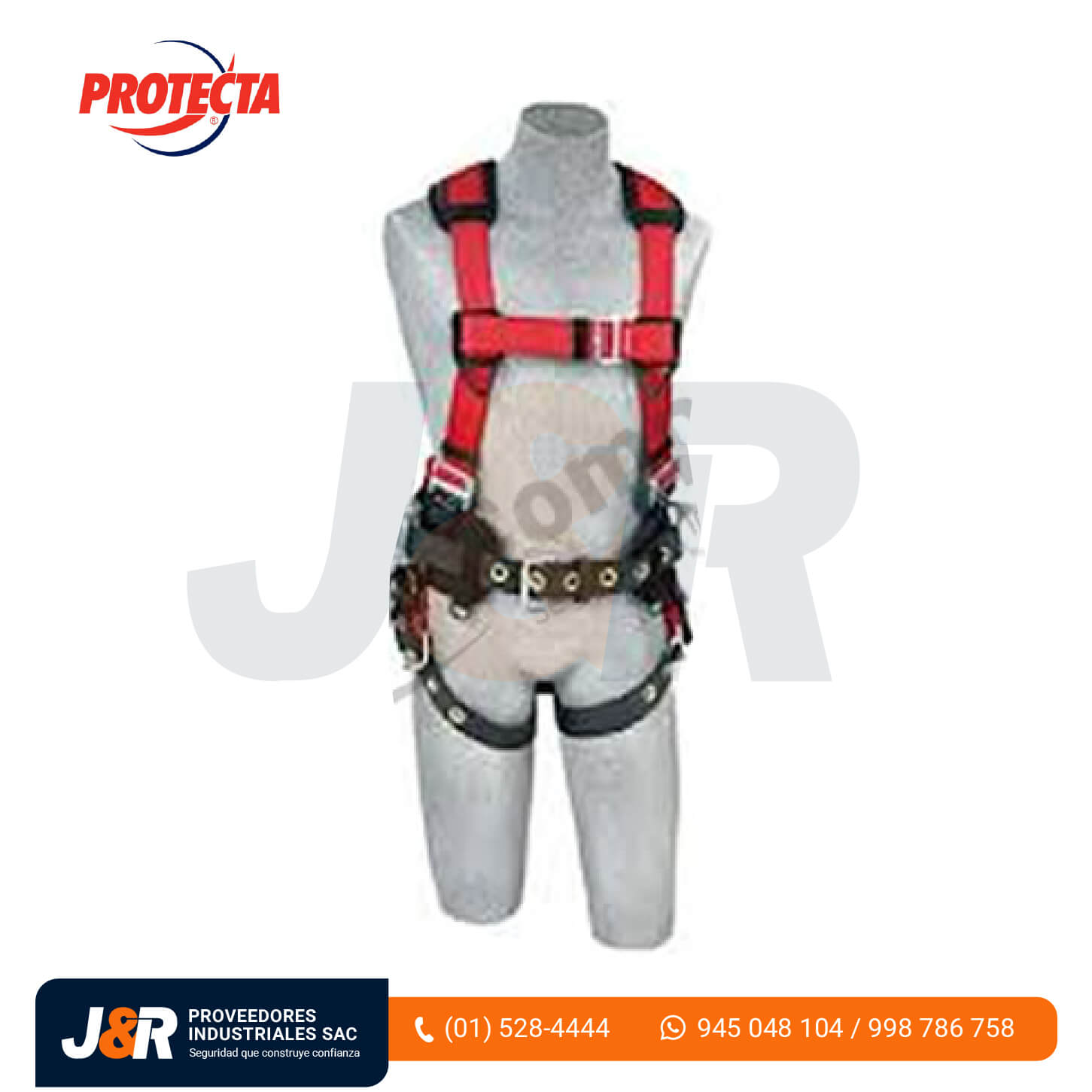 ARNES TIPO PARACAIDISTA CON SOPORTE LUMBAR - PROTECTA